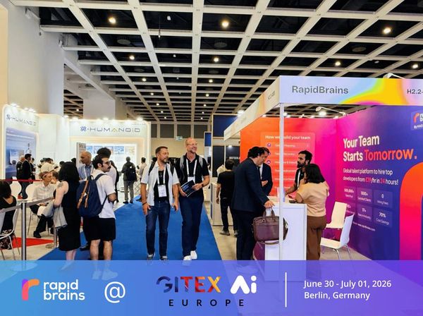 Redefining AI Talent Delivery: RapidBrains at GITEX AI Europe 2026